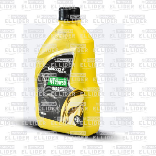 ACEITE 4T 20W50 SEMISINTETICO GRIZZLY AVANZADO API SL JASO MA2 LITRO