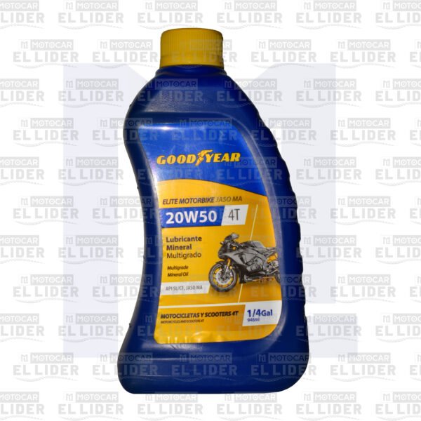 ACEITE 4T 20W50 GOODYEAR ELITE MINERAL CUARTO
