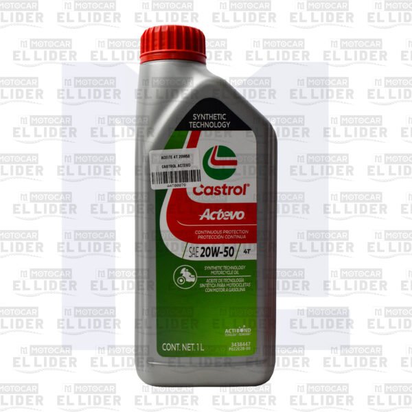 ACEITE 4T 20W50 CASTROL ACTEVO
