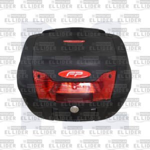 BAUL PLASTICO NUCLEON CASE 40 LT NEGRO-ROJO FIREPARTS