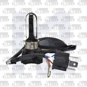 BOMBILLO LED TRICETA 4000 LUMENES PILOTO AZUL CON VENTILADOR 40W/AC/DC 9/18V REVO