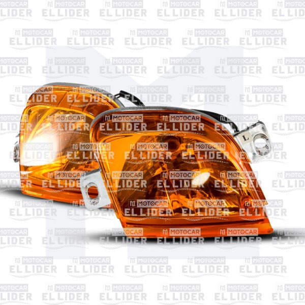 DIRECCIONAL DELANTERO IZQUIERDO TUK TUK MINDA NARANJA