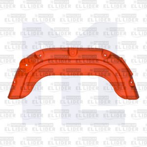 GUARDAFANGO TRASERO DERECHO TORITO 2015-2024/RE 205/RE 175 PLASTICO NARANJA