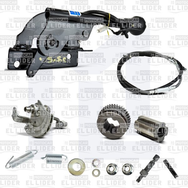 KIT REVERSA TORITO 2015-2016 ORIGINAL BAJAJ CONTIENE (PIÑON REVERSA/BUJE PIÑON REVERSA/PALANCA/LEVA/GUAYA)