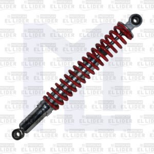 AMORTIGUADOR TRASERO AKT 125 TT/AKT 150 TT/XL 125/XL 185 PAR CROMADO (RESORTE ROJO) DURAMAX